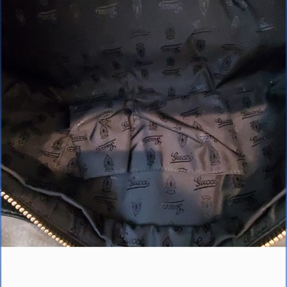 EUC GUCCI Suede Aviatrix Boston Satchel Handbag - Picture 4 of 8